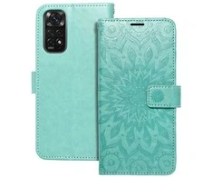 Forcell Oem MEZZO Book dėklas skirtas Xiaomi Redmi Note 11 / 11S mandala žalios spalvos