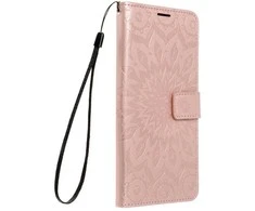 Forcell Oem MEZZO Book dėklas skirtas Xiaomi Redmi Note 11 / 11S mandala rožinio aukso spalvos