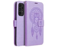 Forcell Oem MEZZO Book dėklas skirtas Xiaomi Redmi Note 11 / 11S dreamcatcher violetinės spalvos