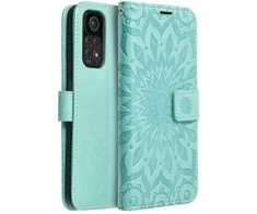 Forcell Oem MEZZO Book dėklas skirtas Xiaomi Redmi Note 11 / 11S mandala žalios spalvos