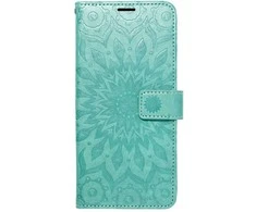 Oem MEZZO Book dėklas skirtas Xiaomi Redmi Note 13 Pro 5G mandala žalios spalvos