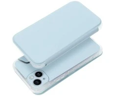 Dėklas OEM PIANO Knygų laikiklis IPHONE 14 plius šviesiai mėlyna