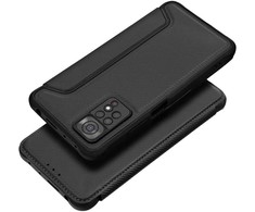 Dėklas Oem RAZOR Book skirtas Xiaomi Mi 11 Lite 5G / Mi 11 Lite LTE ( 4G ) / Mi 11 Lite NE juodos spalvos