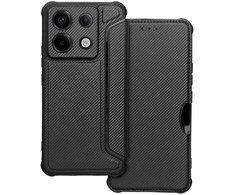 Dėklas Oem RAZOR Book skirtas Xiaomi Redmi Note 13 Pro 5G juodos spalvos