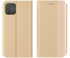 Oem SENSITIVE Book dėklas skirtas Samsung Galaxy A16 5G aukso spalvos