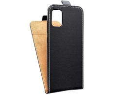 Oem SLIM FLEXI FRESH Flip dėklas skirtas Samsung Galaxy A51 juodos spalvos