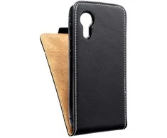 Oem SLIM FLEXI FRESH Flip dėklas skirtasSamsung Galaxy Xcover 5 juodos spalvos