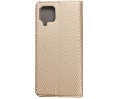 Dėklas Oem SMART CASE Book skirtas Samsung Galaxy A12 / M12 aukso spalvos