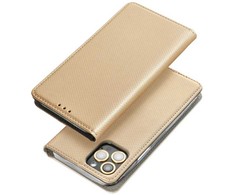Dėklas Oem SMART CASE Book skirtas Xiaomi Redmi 10c aukso spalvos