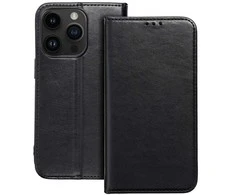 Dėklas Oem Flip case for iPhone 15 PRO Smart Magneto juodas