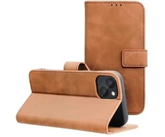Dėklas Forcell Oem Flip case for iPhone 13 Tender Book ruda