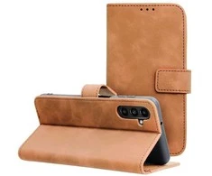 Forcell Oem TENDER Book Dėklas skirtas Samsung Galaxy A13 5G / A04S rudos spalvos