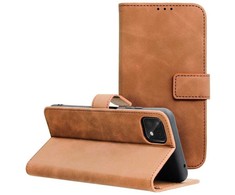 Forcell Oem TENDER Book dėklas skirtas Samsung Galaxy A22 5G rudos spalvos