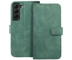 Forcell Oem TENDER Book Dėklas skirtas Samsung Galaxy S22 Ultra žalios spalvos