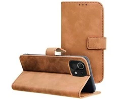 Forcell Oem TENDER Book Dėklas skirtas Xiaomi Redmi 10 / 10 2022 rudos spalvos