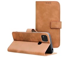 Forcell Oem TENDER Book Dėklas skirtas Xiaomi Redmi 9C / 9C NFC rudos spalvos