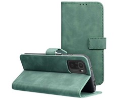 Forcell Oem TENDER Book Dėklas skirtas Xiaomi Redmi Note 10 / 10S žalios spalvos