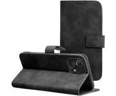 Forcell Oem TENDER Book Dėklas skirtas Xiaomi Redmi Note 10 Pro / Redmi Note 10 Pro Max juodos spalvos