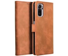 Oem TENDER Book Dėklas skirtas Xiaomi Redmi Note 11 / 11S rudos spalvos