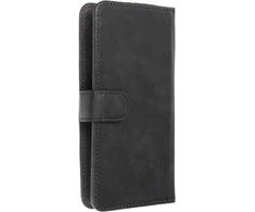 Oem Universal book dėklas COMMON dydis M skirtas Samsung Galaxy S21 / NOTE / NOTE 2 / NOTE 3 / S10 / HUAWEI P30 Lite / P9 / P9 Lite / SONY XPERIA Z3 / Z4 / Z5 juodos spalvos