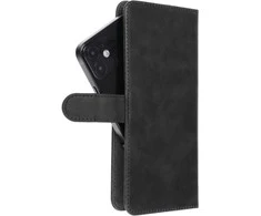 Oem Universal book dėklas COMMON dydis XL skirtas Samsung Galaxy A12 / A13 4G / A34 5G / A02s / Xiaomi Redmi 12 4G / 12C / NOTE 12 4G / 12 PRO 5G OPPO A53s / A72 / A92 juodos spalvos