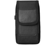 Oem Vertical universalus dėklas OXFORD modelis 4 skirtas Apple iPhone 13 PRO MAX / Samsung Galaxy S21 Ultra / XIAOMI 12 Ultra juodos spalvos