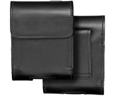 Dėklas Oem ROYAL universal horizontal leather belt holster size V skirtas Samsung Galaxy FLIP 1 / 2 / 3 / 4 / Huawei P50 Pocket / Motorola RAZR 5G juodos spalvos
