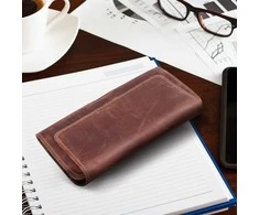 Dėklas Oem ROYAL Crazy Horse universal horizontal leather belt holster dydis XL Apple iPhone 13 PRO MAX / 14 PRO MAX / Samsung Galaxy S21 Plus / S20 FE / A50 / A51 5G / Huawei P30 PRO / P40 PRO / OPPO A98 5G rudos spalvos