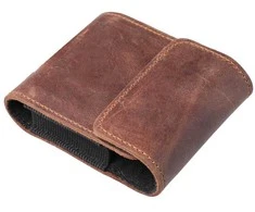 Dėklas Oem ROYAL Crazy Horse universal horizontal leather belt holster size V skirtas Samsung Galaxy FLIP 1 / 2 / 3 / 4 / Huawei P50 Pocket / Motorola RAZR 5G rudos spalvos