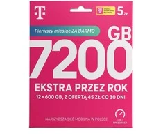 Gsm City „Starter 5 PLN T-Mobile“ be apribojimų