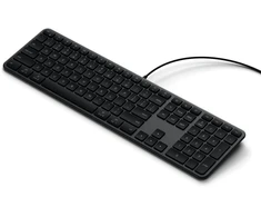 su laidu klaviatūra USB A/USB C QWERTY Dual (Mac/Windows) Satechi Slim LX3 su laidu space juodas