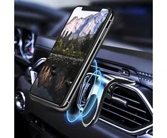 Oem Air Outlet Universalus telefono laikiklis automobiliui, sidabrinis