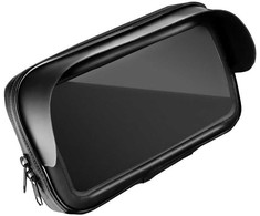 OEM motociklo laikiklis, atsparus vandeniui, su užtrauktuku ir gobtuvu (6,4" - 8") juodas