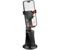 HOCO mobiliojo telefono laikiklis 360 laipsnių su automatiniu veido atpažinimu K26 juodas