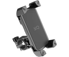 Bike holder for phone XQISIT NP for hadlebar (5 - 7,7") juodas