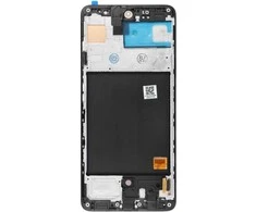 LCD ekranas SAMSUNG A51 4G HARD OLED su rėmeliu