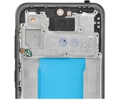 LCD ekranas, skirtas SAMSUNG A36 5G HARD OLED, su rėmeliu
