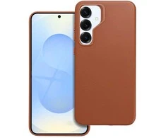 Oem LEATHER MAG COVER dėklas skirtas Samsung Galaxy S25 PLUS rudos spalvos