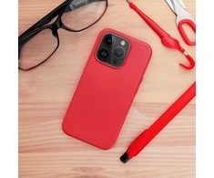 Oem LEATHER MAG COVER dėklas skirtas Samsung Galaxy S25 PLUS red