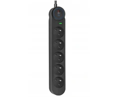 Extension cord 5 sockets Art F2110 3 m juodas