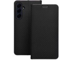 Oem Dėklas su klapką na Samsung S26 Luna Book Carbon juoda