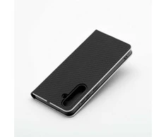 Oem LUNA Book anglies pluošto dėklas, skirtas SAMSUNG A17, juodas