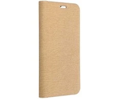 Dėklas Oem Flip case for iPhone 17 PRO MAX Luna Book Gold auksinis