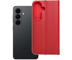 Oem Dėklas su klapką na Samsung S26 Luna Book Gold raudona