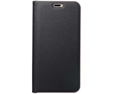 Dėklas su klapką na Samsung A57 5G Luna Book Gold juoda