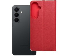 Oem Dėklas su klapką na Samsung S26 PLUS Luna Book Gold raudona