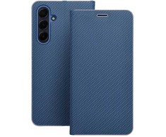 Oem Dėklas su klapką na Samsung S26 ULTRA Luna Book Carbon mėlyna