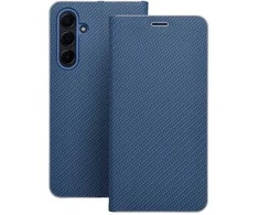 Dėklas su klapką na Xiaomi Redmi NOTE 15 PRO 5G Luna Book Carbon mėlyna