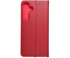 Dėklas Oem LUNA Book Gold skirtas Samsung Galaxy S25 Plus raudonas