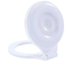 OEM mini magnetinis telefono stovas su šviesa, suderinamas su „MagSafe“ baltais